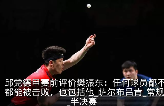 邱党德甲赛前评价樊振东：任何球员都不是神都能被击败，也包括他_萨尔布吕肯_常规赛_半决赛